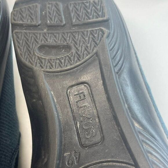 Flexus Suede Mandiella Navy Italian Comfort Shoes - Picture 8 of 10